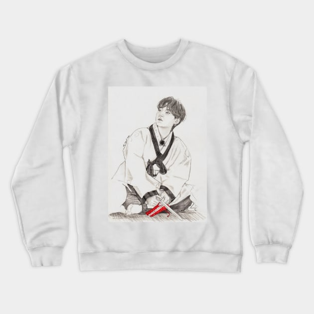 Hanbok Yoongi Crewneck Sweatshirt by emopod